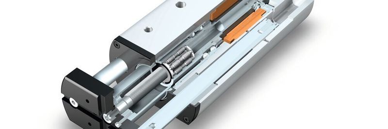 Der kompakte und zugleich leistungsstarke Kurzhub-Elektrozylinder Serac KH von Ortlieb basiert auf einer Servospindel.