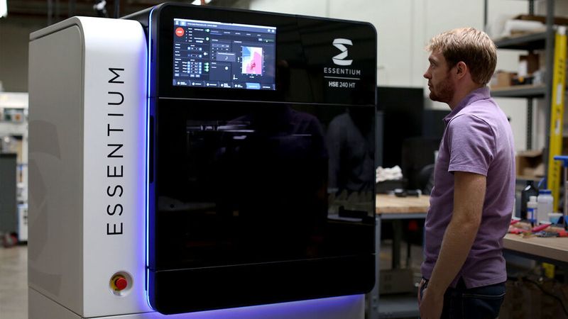 Essentium kündigt die Entwicklung einer neuen Plattform für die Additive Fertigung von Metallteilen an.