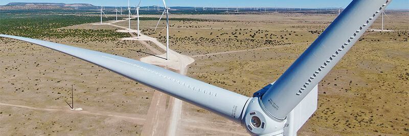 The GE turbines utilize various tower heights to optimize the wind capture at each facility.