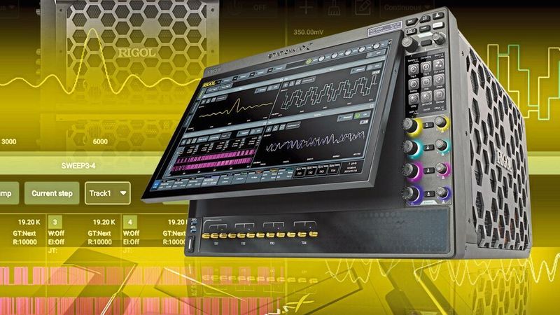 Messtechnik-Plattform: Das Modell DG70004 ist ein ARB-Generator mit vier Kanälen und 5 GHz, der eine maximale IQ-Basis-Bandbreite von 1,5 GHz bietet. Genauso wie die Serie DS70000 gehört es zur StationMAX-Serie von Rigol.
