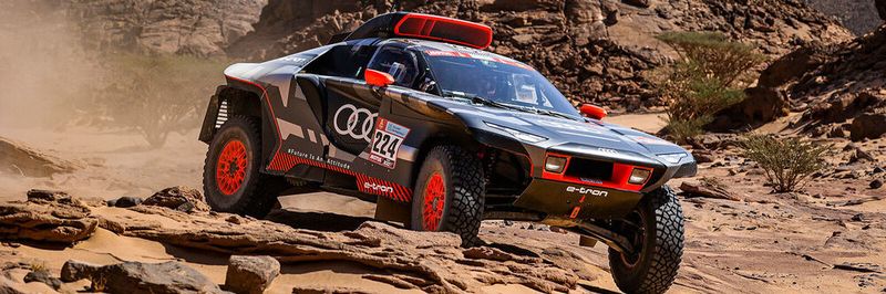 Rallye Dakar 2022: Audi RS Q e-tron #224 (Team Audi Sport), Mattias Ekström/Emil Bergkvist