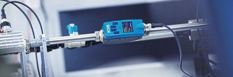 Für diesen Durchflusssensor entwickelt das Fraunhofer IPA zusammen mit Sick einen Leckage-Zusatzservice.