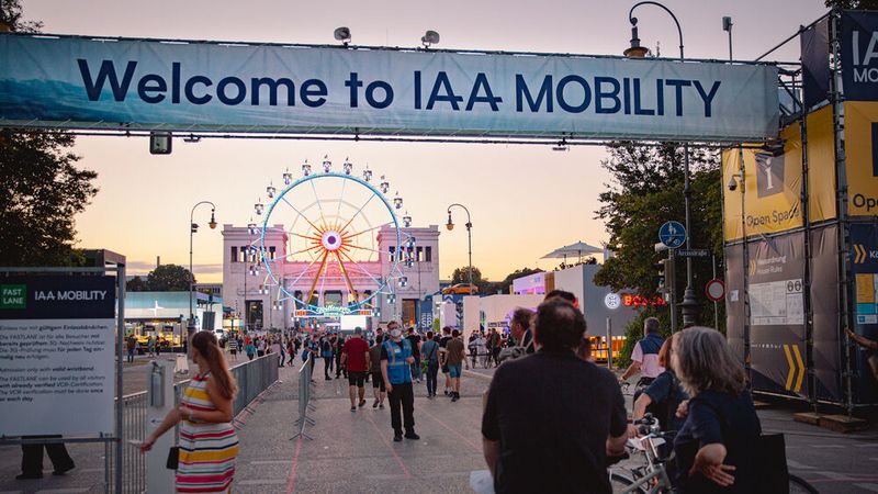 Die IAA fand 2021 erstmals in München statt – und zwar über die Stadt verteilt.