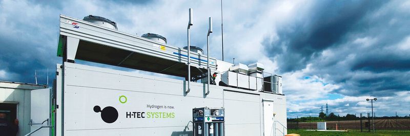 Ein Elektrolyseur in Haurup bei Flensburg: das Fraunhofer IPA plant eine durchgängig automatisierte Fertigung.