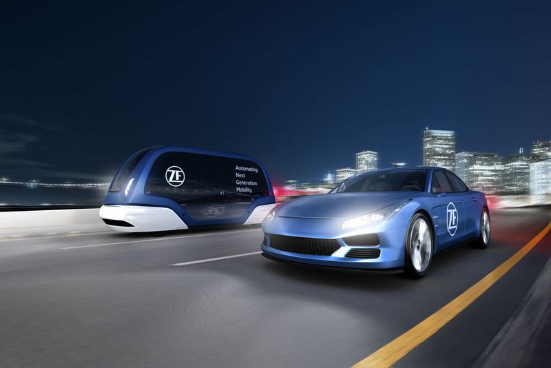 Neben Automobiltechnik beschäftigt sich ZF auch mit sogenannten Shuttles.