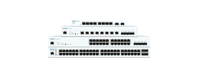 Die neuen Switches der Serien 100 und 200 von Sophos umfassen Modelle mit jeweils 8, 24 und 48 Ports.