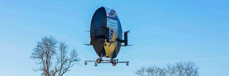 Zeva hat die ersten Flugaufnahmen seines eVTOL-UFO-Prototyps in Originalgröße veröffentlicht.