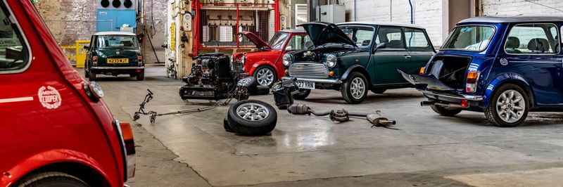 Das Mini-Werk Oxford: hier werden klassische Mini elektrifiziert.