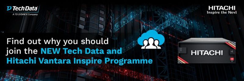 Gemeinsam mit Tech Data und Hitachi Vantara finden Sie die passenden Lösungen für Ihre Kunden.