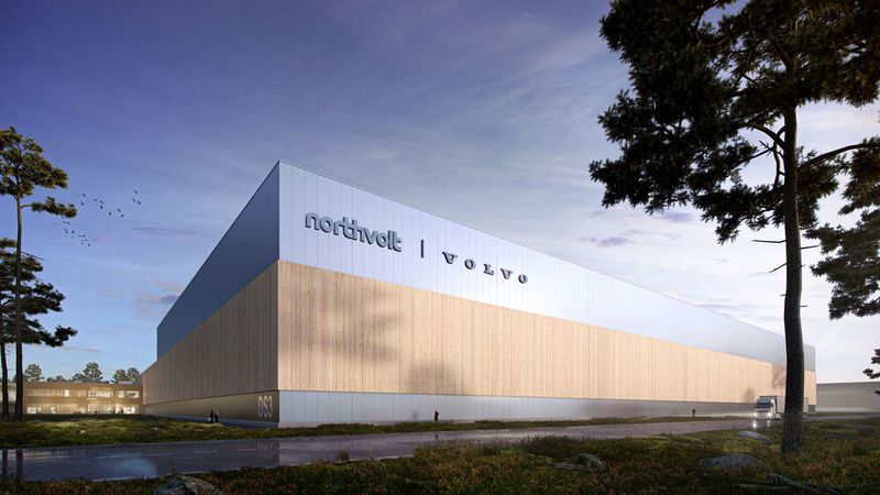 Im Jahr 2025 soll das Werk von Volvo und Northvolt den Betrieb aufnehmen.