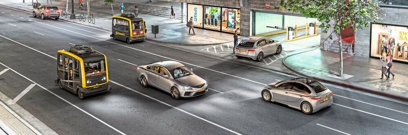 Autonomes Fahren mit 6G: Damit Fahrzeuge ihre Umgebung wahrnehmen und mit ihr interagieren können, muss sowohl die Kommunikation als auch die Sensorik über ein Mobilfunksignal erfolgen.