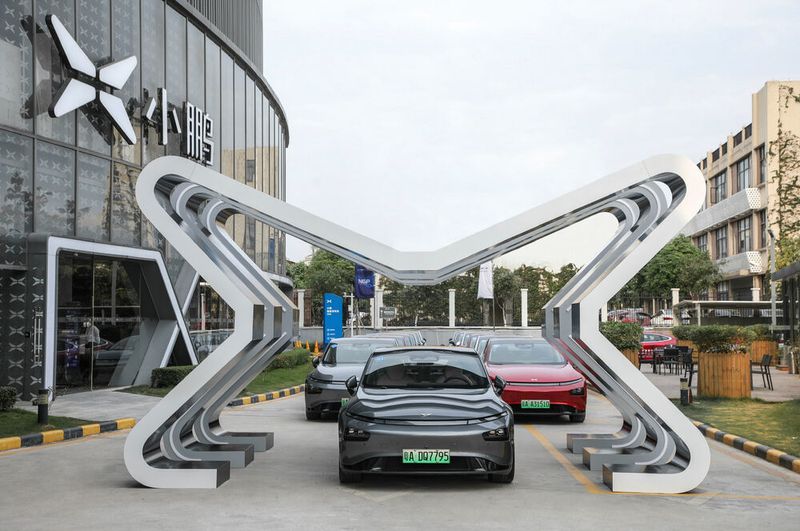 Die Firmenzentrale des chinesischen Elektroauto-Herstellers Xpeng.