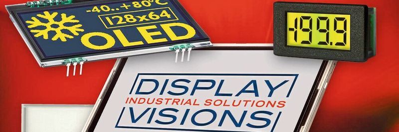 Aus Electronic Assembly wird Display Visions: Das Unternehmen aus Gilching bei München bietet Sieben-Segment-Anzeigen, LC- und OLED-Displays.