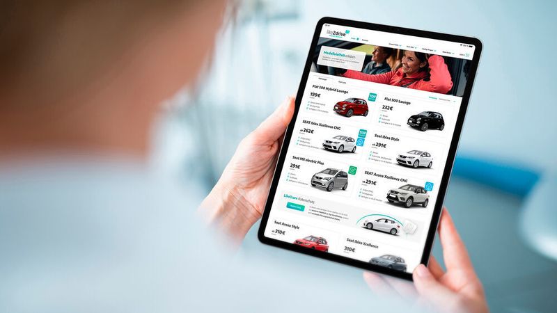 Kunden schließen Autoabos zumeist online ab.