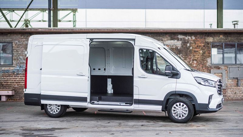 Der E-Deliver 9 von Maxus sieht aus wie ein typischer Diesel-Transporter. Er wird aber rein batterieelektrisch angetrieben.