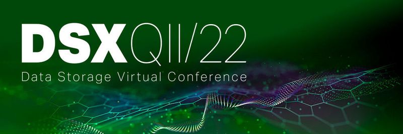 Die DSX QII/22 Data Storage Virtual Conference findet am 28. April 2022 statt – die Teilnahme ist kostenfrei!