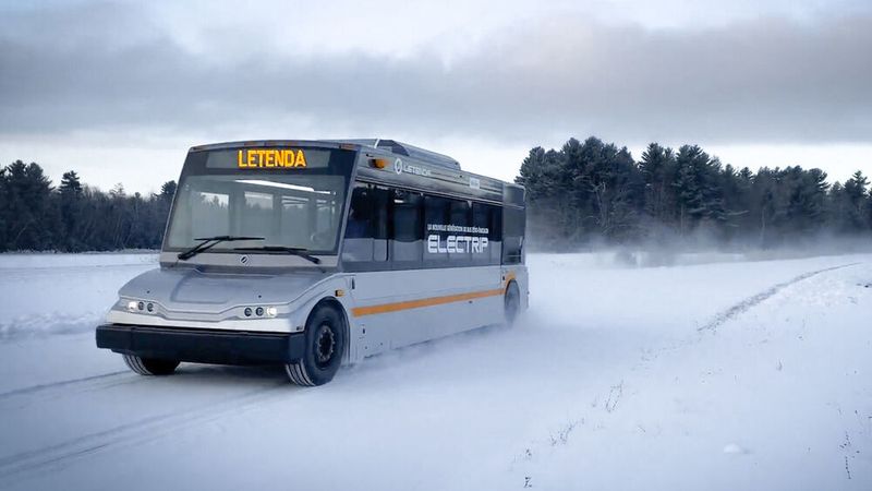 Der E-Bus „Letenda Electrip“ soll sich vor allem im Wintereinsatz bewähren.