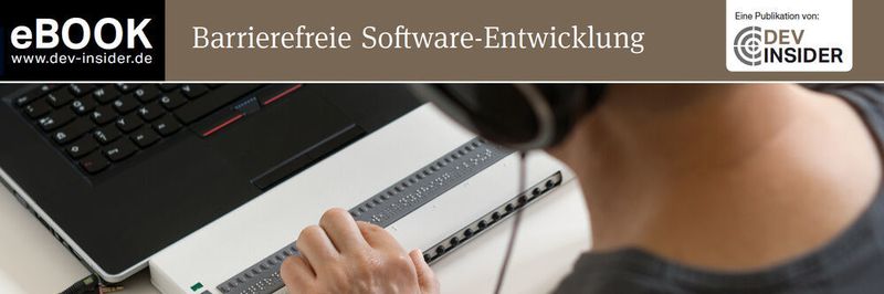 Im eBook „Barrierefreie Software-Entwicklung“ geben wir einen Ausblick auf die künftige Gesetzgebung und die mögliche Umsetzung der Compliance-Vorgaben.