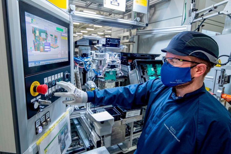 Das Batteriewerk von Valmet Automotive in Salo, etwa 150 Kilometer vom finnischen Stammsitz Uusikaupunki entfernt.