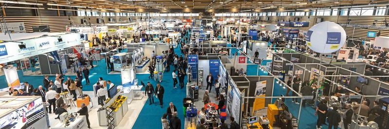 Vue générale du SIMODEC dans la nouvelle halle de Rochexpo.