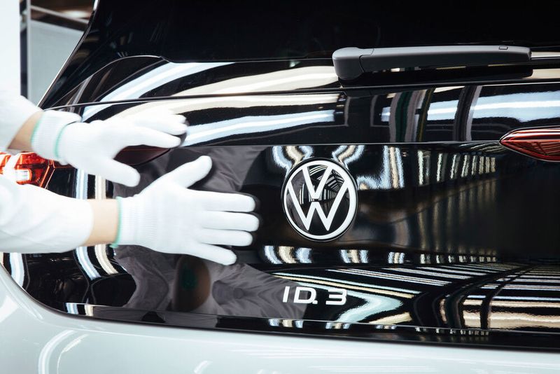 Logo des VW ID 3.