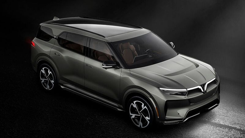 Unter den Modellen, die in der neuen Fabrik in den USA gebaut werden sollen, ist auch der VF9.