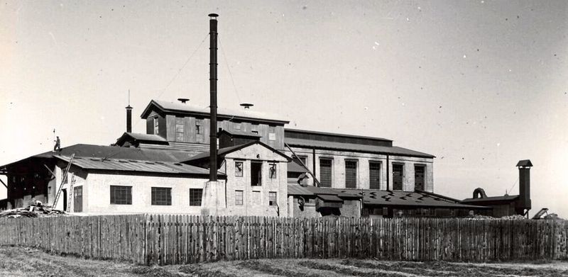Das von Dr. Max Schaidhauf gegründete Elektroschmelzwerk Kempten im Jahr 1934.