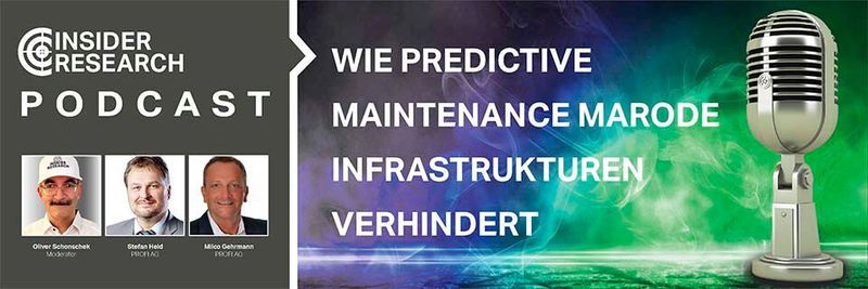 Wie Predictive Maintenance marode Infrastrukturen verhindert, ein Interview von Oliver Schonschek, Insider Research, mit Milco Gehrmann und Stefan Held von der PROFI AG
