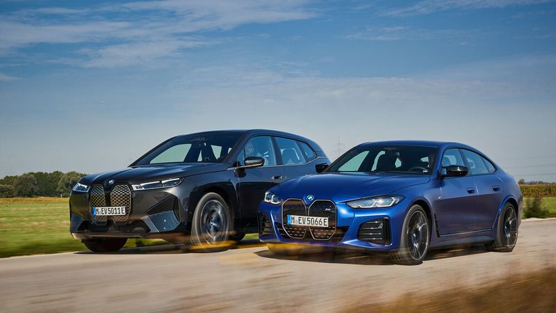 Mit den Verkäufen seiner vollelektrischen Modelle wie dem iX und dem i4 ist BMW zufrieden.