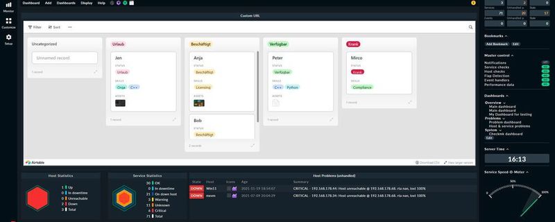 Eine Airtable-App in Checkmk.