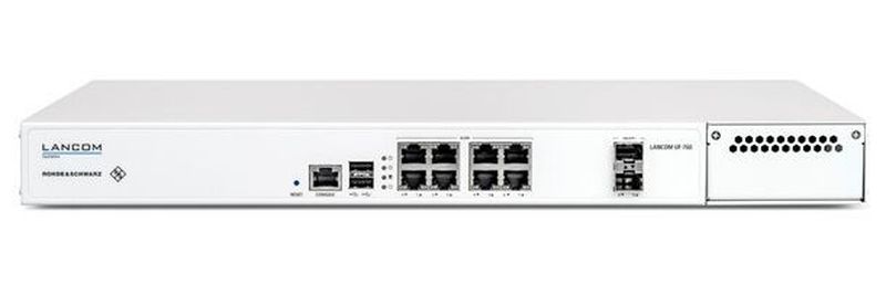 Die Rackmount-Firewall UF-760 von Lancom sorgt mit UTM, Sandboxing und Machine Learning für Netzwerksicherheit.