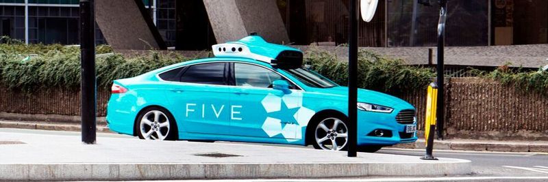 Ein Testfahrzeug des Startups Five: Mit der Übernahme des britischen Software-Spezialisten für Autonomes Fahren will Bosch als Automobilzulieferer seine Position in „allen Bereichen des Automatisierten Fahrens" stärken.