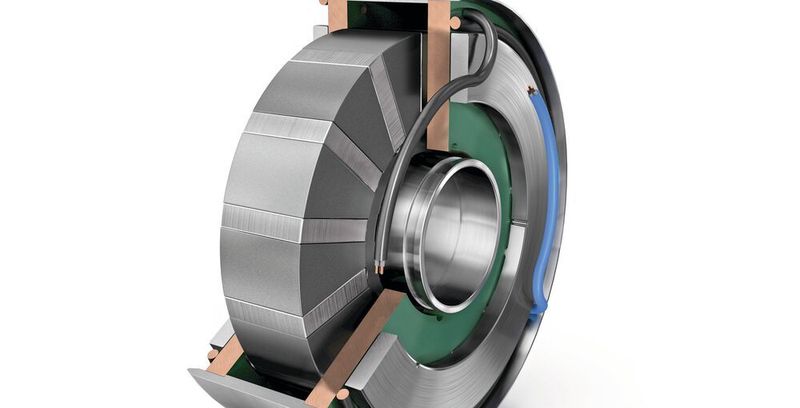 Die Motoren der Baureihe UPRS von Schaeffler sollen höhere Momentendichte und durchschnittlich 80 Prozent höhere Drehzahlen bei geringerem Gewicht liefern.