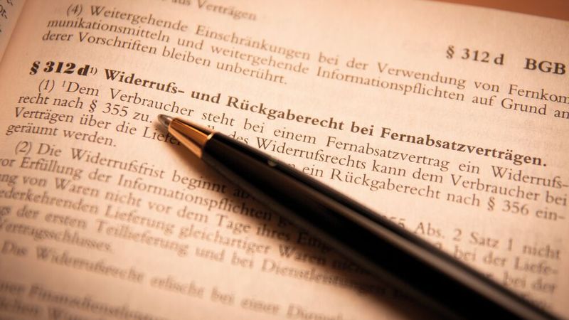 Das Widerrufsrecht ist fester Bestandteil des Fernabsatz.