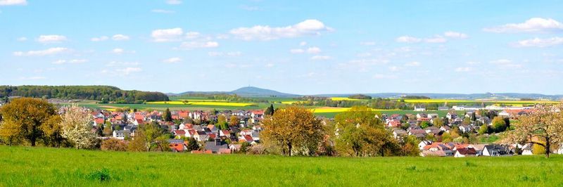 Ortsteil Rechtenbach, in dem sich das Rathaus der Gemeinde Hüttenberg befindet