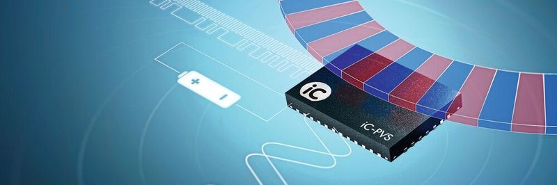 Magnetische Encoder: Mit konfigurierbarem Front-End tastet der iC-PVS sowohl Pol- als auch Zahnräder ab.
