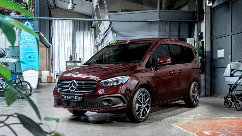 Die neue Mercedes T-Klasse steht in den Startlöchern.