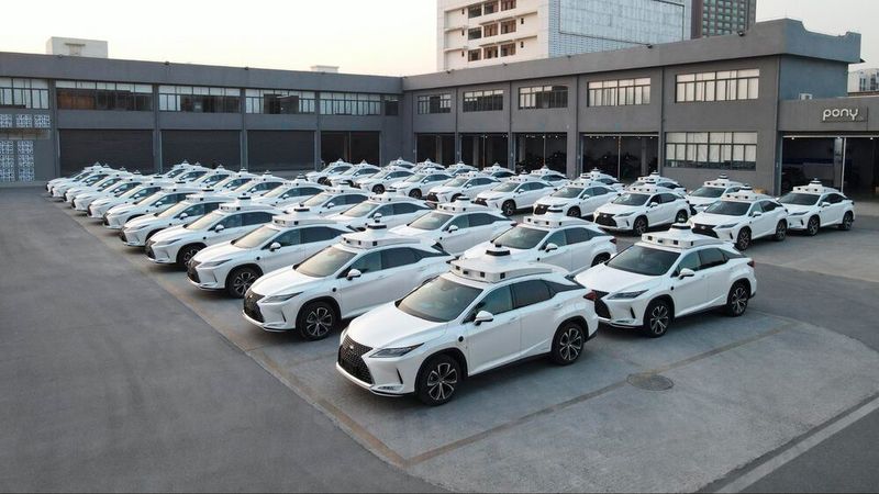 Pony.ai testet seine Technik mit Modellen von Lexus.