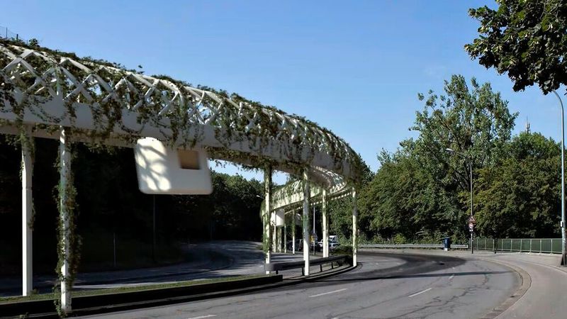 Emissionsfrei und automatisiert in Gondeln oberhalb heutiger Straßen unterwegs sein: Daran arbeitet das Start-up Ottobahn.