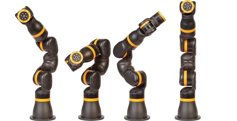 Das vollintegrierte Wellgetriebe aus Kunststoff kommt in der neuen Robotergeneration von Igus zum Einsatz: dem Rebel.