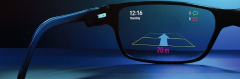Druchbruch bei Smart Glasses: Dank einer kompakten Projektions-Lichteinheit sind leichtere Modelle für den Massenmarkt denkbar.