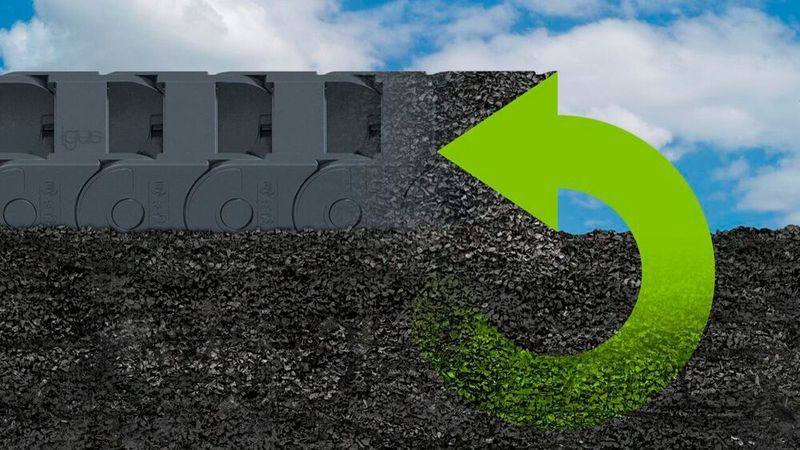 Mit dem Energieketten-Programm cradle-chain E2.1.CG will Igus Ressourcen schonen und den Produktlebenszyklus verlängern.