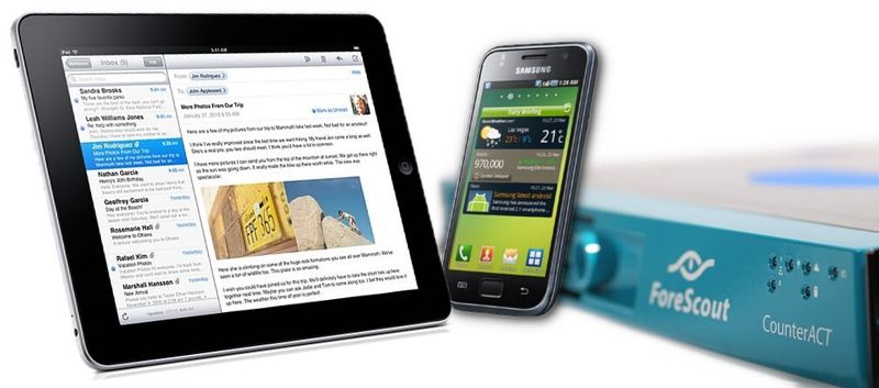 Die ForeScout Mobile Plug-ins für Android und iOS bringen Security- und Mobile Device Management für die Network Access Control (NAC) Plattform CounterACT von ForeScout.