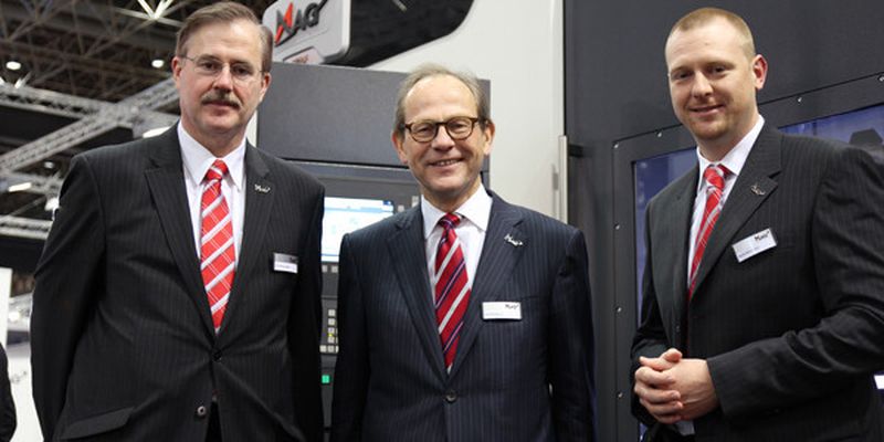 In Erwartung des neuen Investors: die MAG-Manager Dr.-Ing. Georg Speith, Rolf Rickmeyerund Martin Winterstein (von links). (Bild: Fouhy)