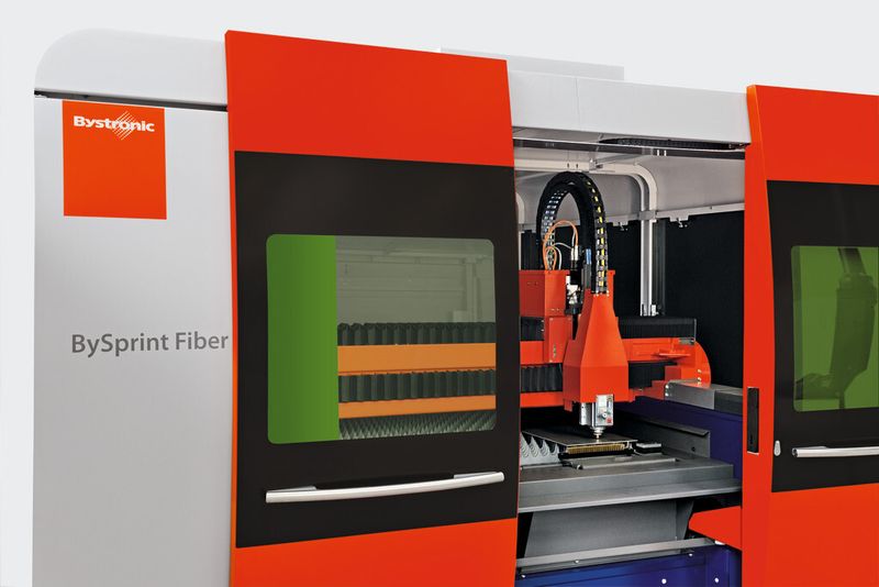 Schneidet dank der neuen Laserquelle Fiber 3000 jetzt Blechdicken in Stahl bis 20 Millimeter. (Bild: Bystronic)
