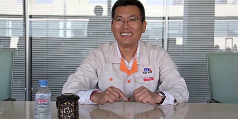 Shenyang Machine Tool Group CEO Xiyou Guan says his company plans to expand further into Germany. (Photo: Fouhy)
