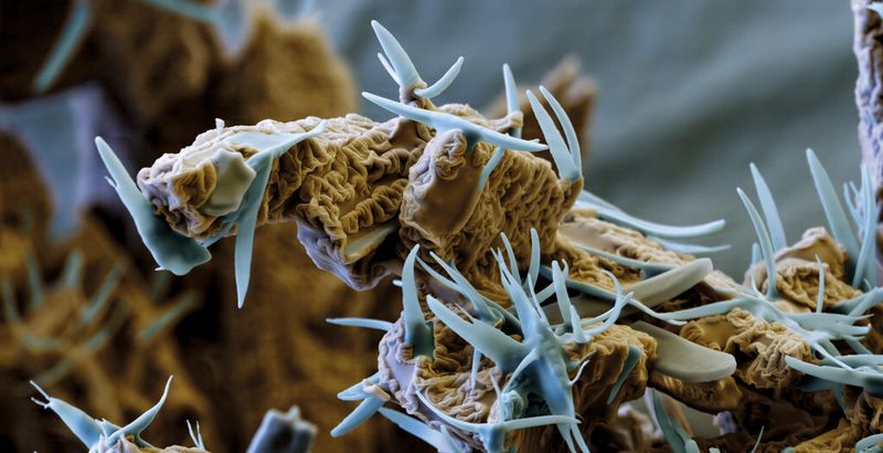 A view into the catalysis microcosm: scanning electron microscope image of a ligand (Picture: BASF)
