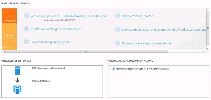 Zentrale Verwaltung der IP-Infrastruktur mit der IP-Adressenverwaltung (IPAM)