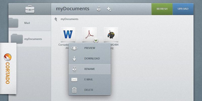 Der Cortado Workplace ist per Desktop-Browser sowie Smartphone- oder Tablet-App erreichbar.