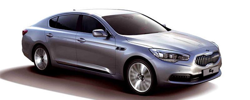 Ähnlichkeiten mit aktuellen Konkurrenten sind rein zufällig: Das neue Topmodell von Kia - K9 - kann eine Anlehnung an europäische Konkurrenzprodukte nicht leugnen.